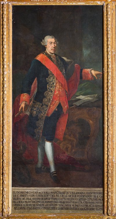 Vice-roi Domenico Caracciolo - Gaetano Mangano
