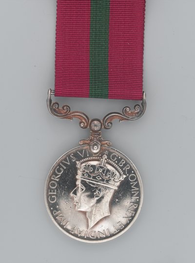 Médaille de long service et de bonne conduite, sergent-major régimentaire Hassan Jabir, The King