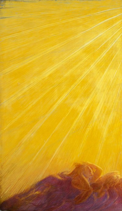 Chute des anges (détail du côté gauche) - Gaetano Previati