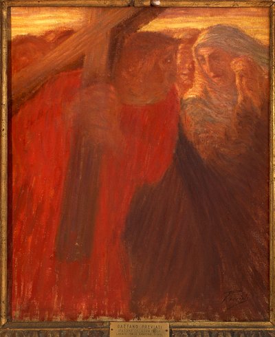 Rencontre des femmes pieuses, Stations de la Croix - Gaetano Previati