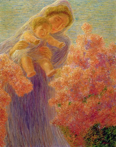 Mère et enfant - Gaetano Previati