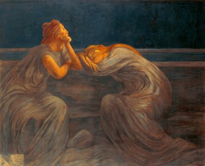 Nocturne, 1908, par Gaetano Previati - Gaetano Previati