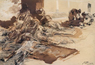 Étude de la peste - Gaetano Previati