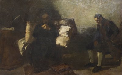 Les dernières heures de Carlo Alberto, Oporto - Gaetano Previati