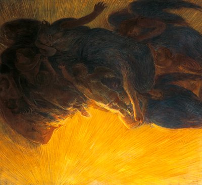 Création de la lumière - Gaetano Previati