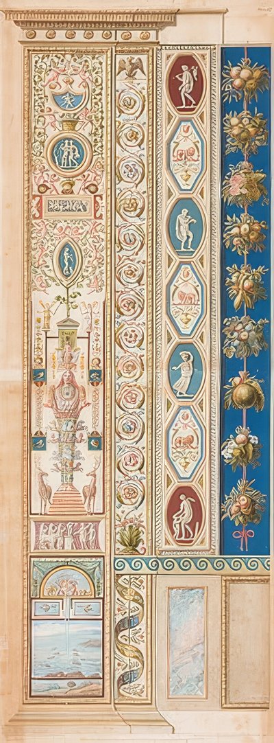 Pilastre Loggia VI (Ornement avec la Diane d