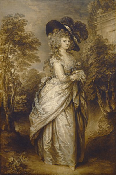 Georgiana, Duchesse de Devonshire - Gainsborough Dupont
