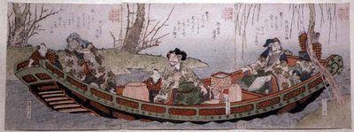 Triptyque du groupe de Sendai : Trois héros du royaume de Shu, c.1818-30 - Gakutei Harunobu