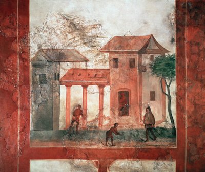 Villa rustique (fresque, vers 200) - Gallo Roman