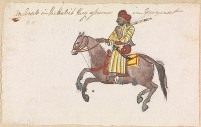 Un Arabe en vêtements de Guyirat - Gangaram Chintaman Tambat