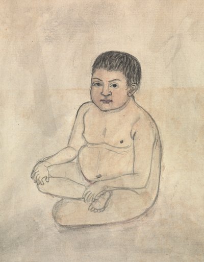 Enfant nu - Gangaram Chintaman Tambat
