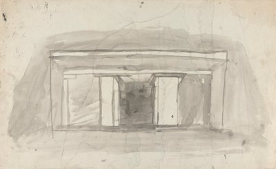 Croquis de la vallée et du village d