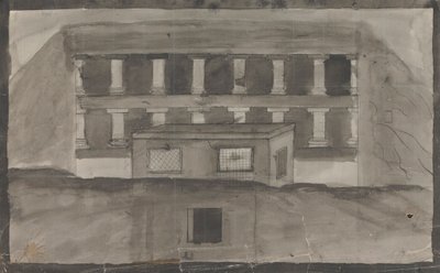 Entrée du temple, Ellora - Gangaram Chintaman Tambat