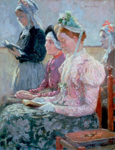 Dimanche matin, vers 1900 - Julius Garibaldi Melchers