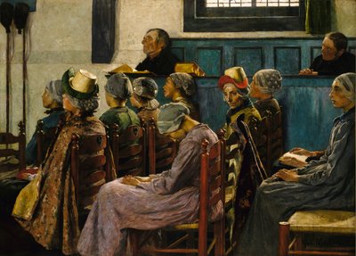 Le sermon - Gari Melchers
