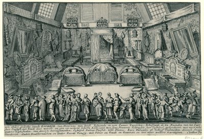 La loterie de Henricus van Soest à Anvers - Gaspar Bouttats