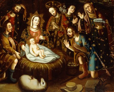 Adoration des bergers - Gaspar Miguel de Berrio
