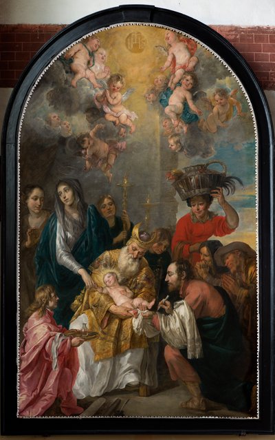Église paroissiale (Parochiekerk Sint-Andries). Intérieur. Peinture. Circoncision. - Gaspar De Crayer