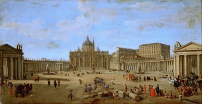Piazza San Pietro, Rome - Gaspar van Wittel