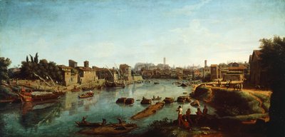 Vue du Tibre - Gaspar van Wittel