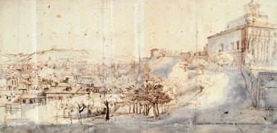 Villa Médicis à Rome par Gaspar van Wittel - Gaspar van Wittel