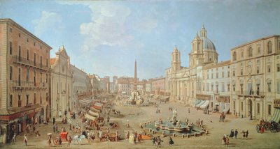 Rome, Piazza Navona - Gaspar van Wittel