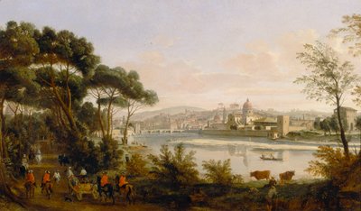 Vue de Florence - Gaspar van Wittel