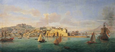 Vue de Naples depuis la mer - Gaspar van Wittel