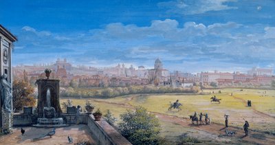 Vue de Rome - Gaspar van Wittel