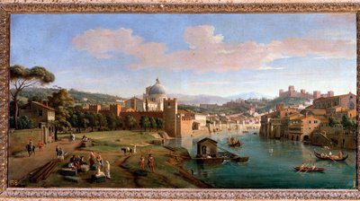 Vue de Vérone et des rives de l
