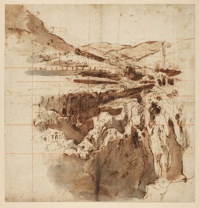 Vue de Tivoli, 1700-10 - Gaspar van Wittel