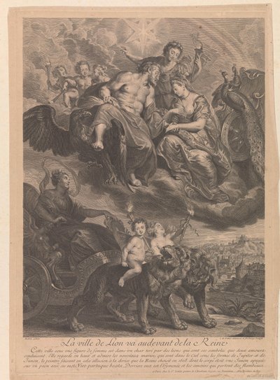 Lyon va à la rencontre de la reine - Gaspard Duchange