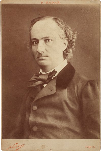 Portrait de Charles Baudelaire 1821-1867, vers 1855 - Gaspard Félix Nadar