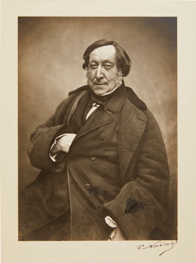 Portrait de Gioachino Rossini 1792-1868, 1856 - Gaspard Félix Nadar
