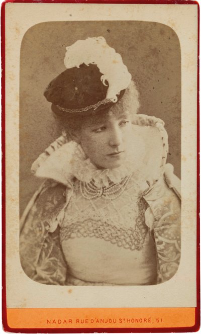 Portrait de Sarah Bernhardt 1844-1923, vers 1865 - Gaspard Félix Nadar