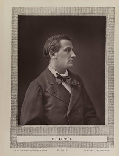 Portrait du poète François Coppée 1842-1908, vers 1875 - Gaspard Félix Nadar