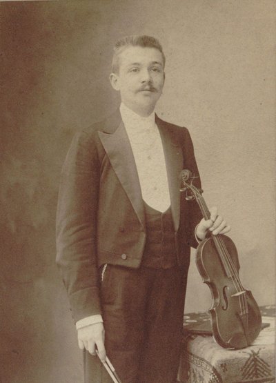 Portrait du violoniste et compositeur Henri Marteau - Gaspard Félix Nadar