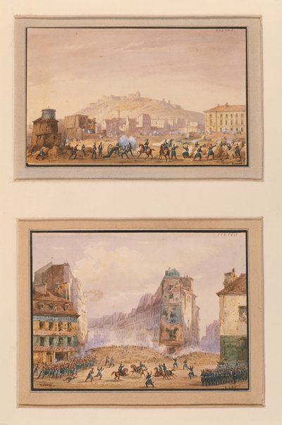Attaque sur le Clos Saint-Lazare en juin 1848 et l