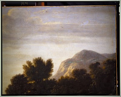 Paysage Italien, détail, sans date - Gaspard Poussin Dughet