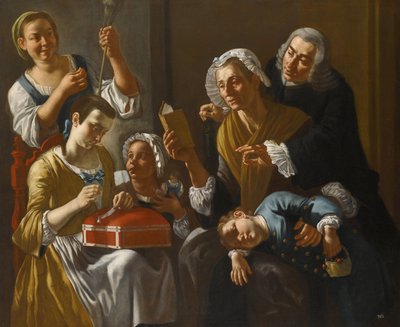 La leçon de couture - Gaspare Traversi