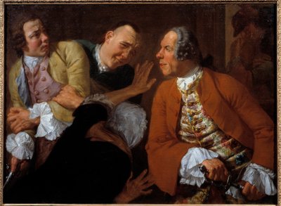 Le combat entre gentilshommes - Gaspare Traversi