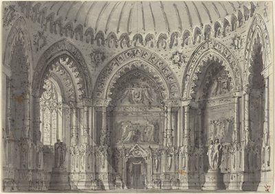Rotonde de style gothique - Gasparo Galliari