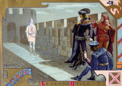 Le fantôme du roi apparaissant à Hamlet, scène de l