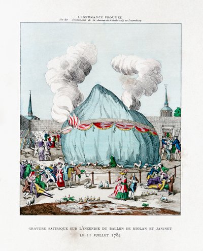 Gravure satirique sur l