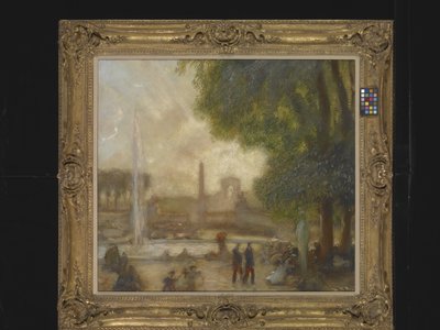 Le bassin aux Tuileries - Gaston de Latouche