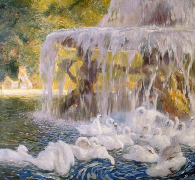 Les cygnes en jeu - Gaston de la Touche