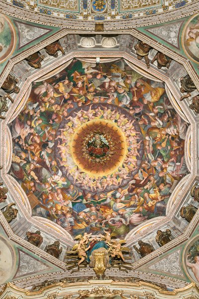 Assomption de la Vierge Marie, connue sous le nom de "Le chœur des anges jouant de la musique" - Gaudenzio Ferrari