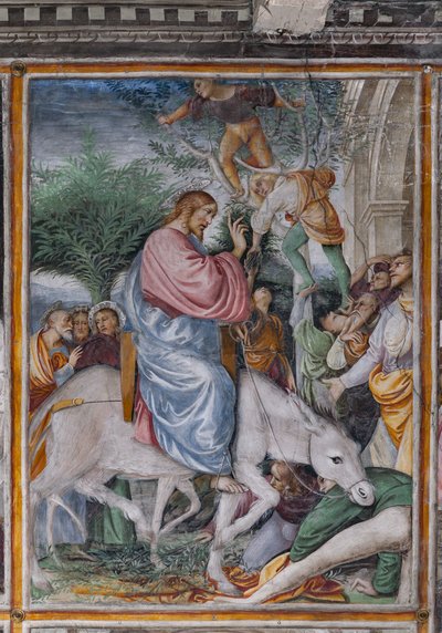 Détail de "Christ entrant à Jérusalem", de "La vie et la Passion du Christ" - Gaudenzio Ferrari