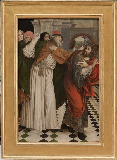 Joachim expulsé du Temple, 1508-09 - Gaudenzio Ferrari
