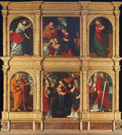 Nativité, Annonciation - Gaudenzio Ferrari